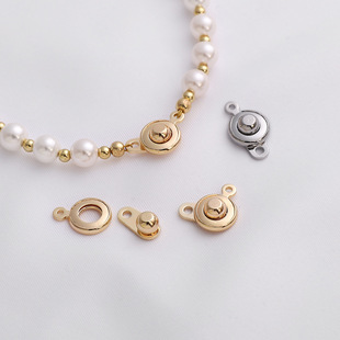 ��ɫ18K���𰴿�����B����β��diy�ֹ���������������Ʒ���