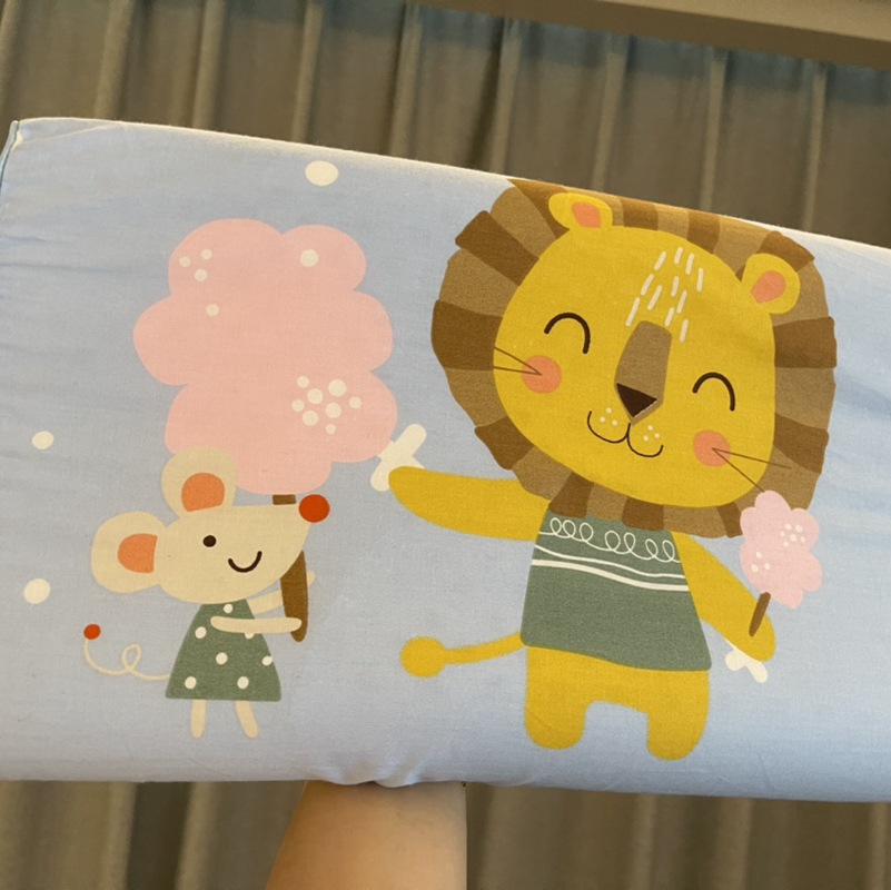 Children's flat pillow 44*27*6/6 [Happy Lion]
