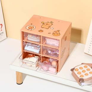 New Kappi Barra DIY stickers six drawer storage box office desktop neat finishing storage box wholesale