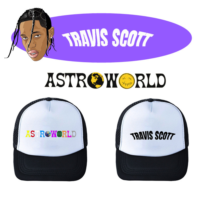 Travis Scott Travis Scott peripheral European and American rap hip-hop singer baseball cap net cap duck