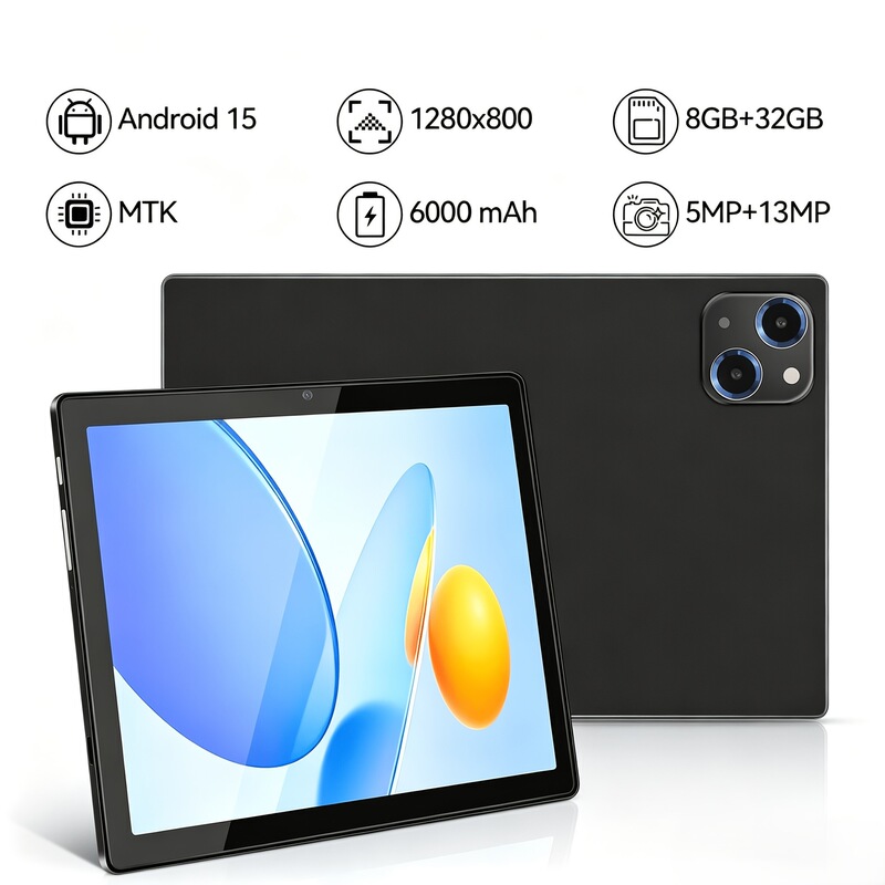 Cross-Border Tablet Computer Android 10.1inch Learning and Office 2-in-1 Device, Direct Sales from the Manufacturer, 4g Calling, 4+32Gb, Expandable