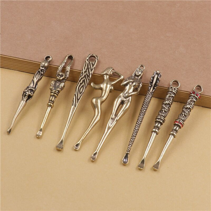 Pure Copper Ear Spoon Ear Digging Spoon Earwax Household Artifact Ear Picking Tool Ear Cleaner Household Ear Grab Pendant Pure Copper Ear Spoon Ear Digging Spoon Earwax Household Artifact Ear Picking Tool Ear Cleaner Household Ear Grab Pendant