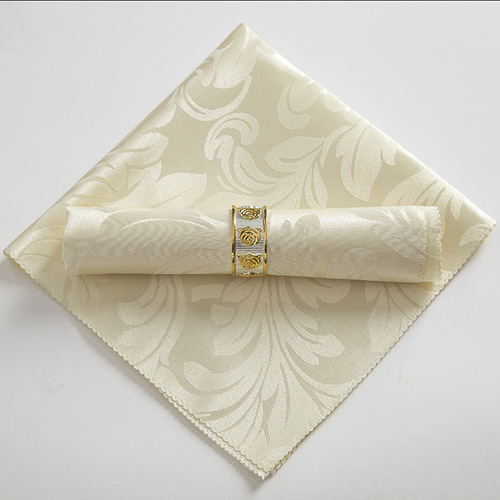 Factory direct sales of high-end hotel cloth, Western restaurant napkin cloth, table mat, cup cloth, placemat, napkin, Amazon cross-border