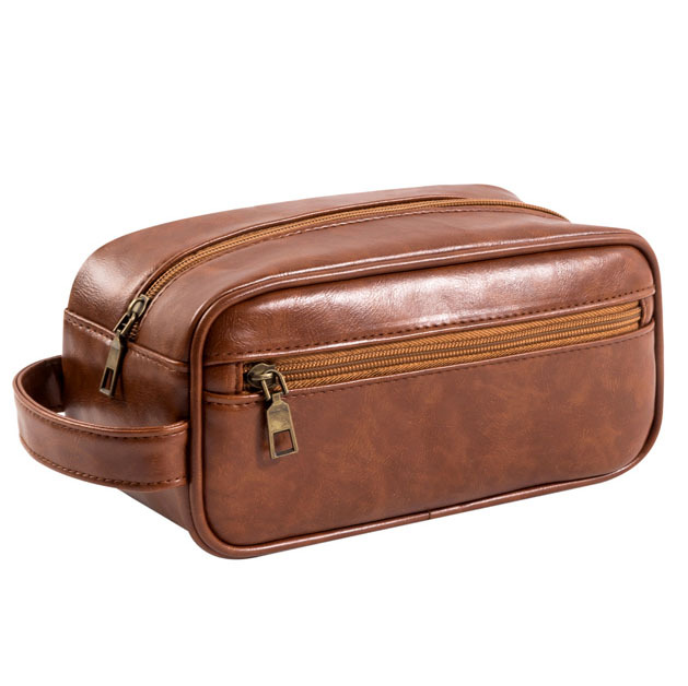 Neceser de viaje, nuevo neceser de mano de PU de alta gama para hombre, neceser de viaje portátil de gran capacidad para mujer