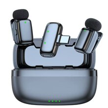 Wireless Lapel Mic Noise Reduction Mobile Phone Vlog Live Re