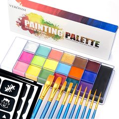 国境を越えた人気商品、20色の油性人体彩絵用ペイント、舞台、ハロウィン、クリスマス、子供用顔・体用油性ペイント