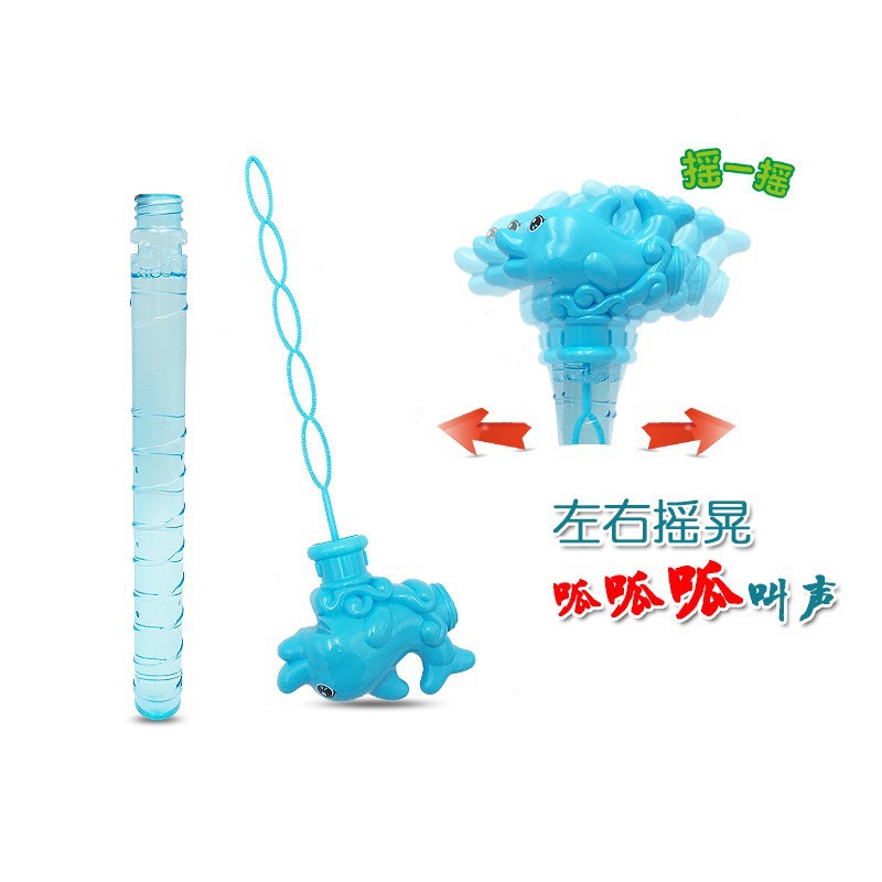 Los niños grandes sostienen dibujos animados con silbato de burbujas espada colorida burbuja deportes al aire libre espada occidental regalo de suplemento