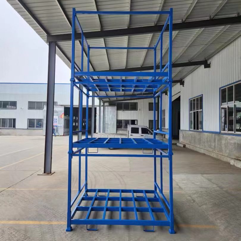 金属运输铁架铁件加工布匹堆垛架图纸设计表面喷塑冷热镀锌处理