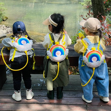 儿童背包水枪玩具抽拉式喷水男孩夏天戏水神器幼儿园礼物一件代发