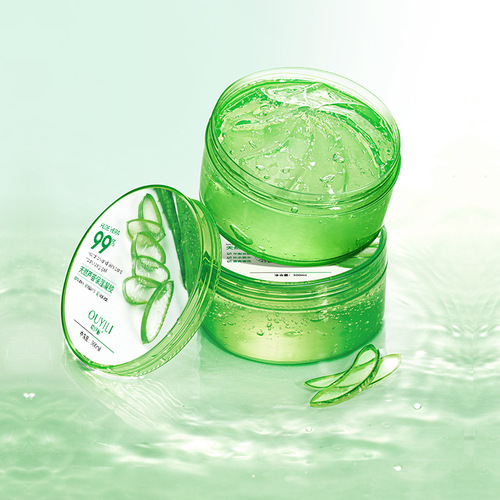 Aloe vera gel removes acne marks, repairs and moisturizes after sun exposure, non-greasy repair gel cream for men, women