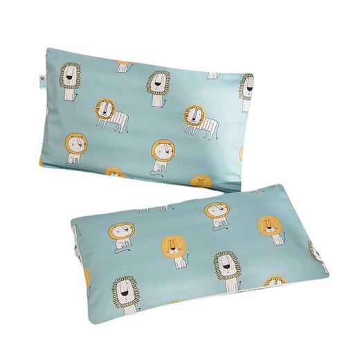 60 pieces of long-staple cotton pure cotton children's pillowcases, all-cotton cartoon child size 30*50, baby latex pillow core pillowcase set