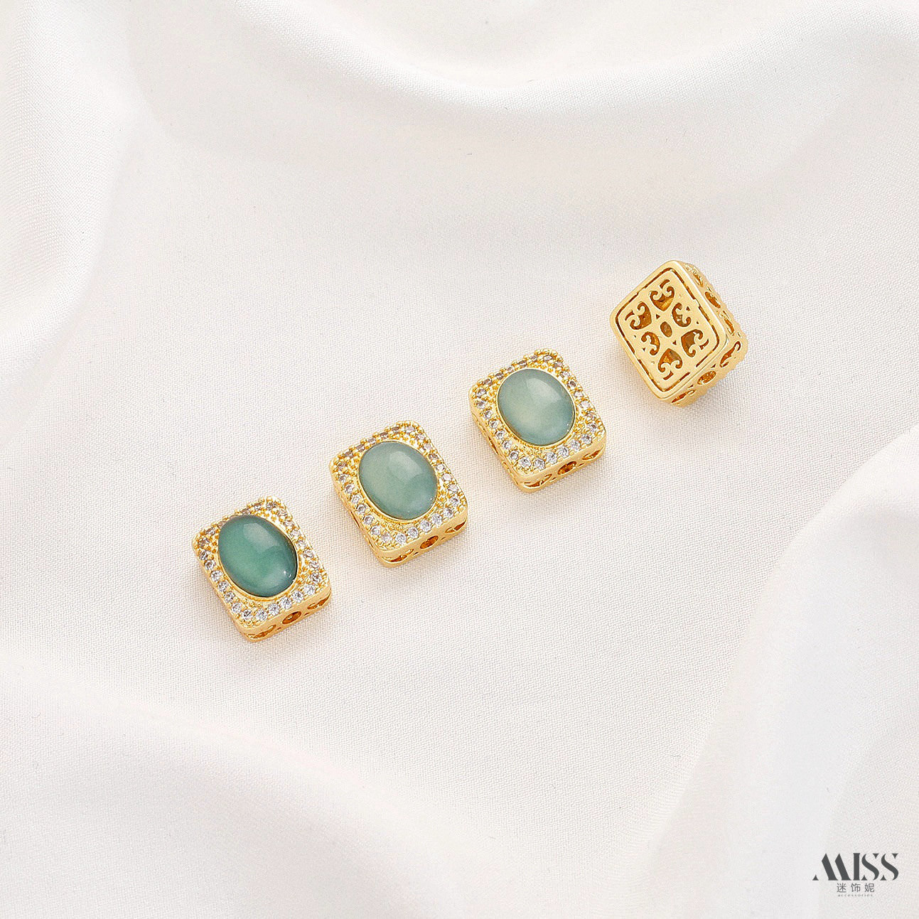 Natural A-Grade Jade Gourd, Wealth God, Ruyi Lock, Lotus Hand Charm, Pixiu, Butterfly Spacer Bead, Pendant DIY Jewelry Accessories