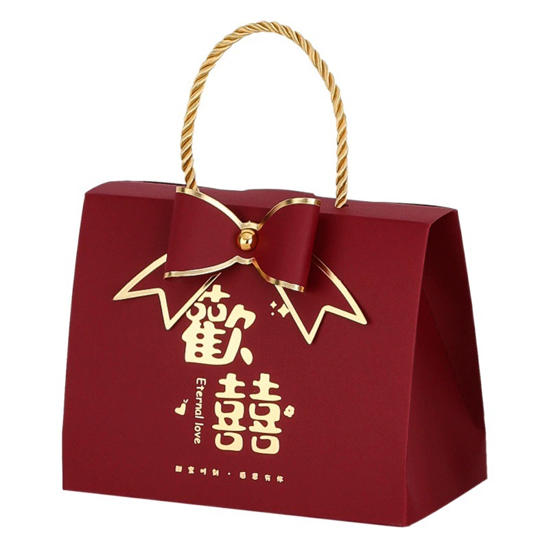 Новинка 2025 года, свадебная коробка конфет, подарок на помолвку, сувенирная сумка, элитная подарочная коробка, пустая коробка