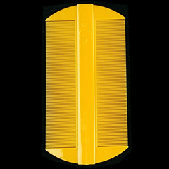 Scalp Cleansing Double-Sided Plastic Comb for Dandruff, Head Lice Comb for Adults, Non-Irritating, Fine and Dense Teeth Comb