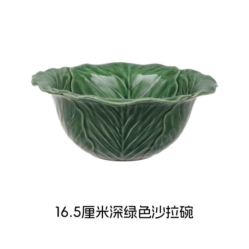 工場直送の色釉セラミック工芸品、牧歌的なスタイル、新鮮でキュートな子供用ボウル、皿、カップ、野菜セラミック食器セット|undefined