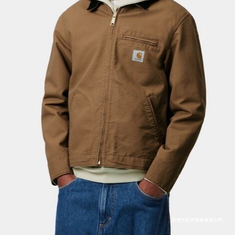 In Stock Carhartt Style Detroit Heavy-Duty Workwear Canvas Jacket Casual Jacket for Men and Women