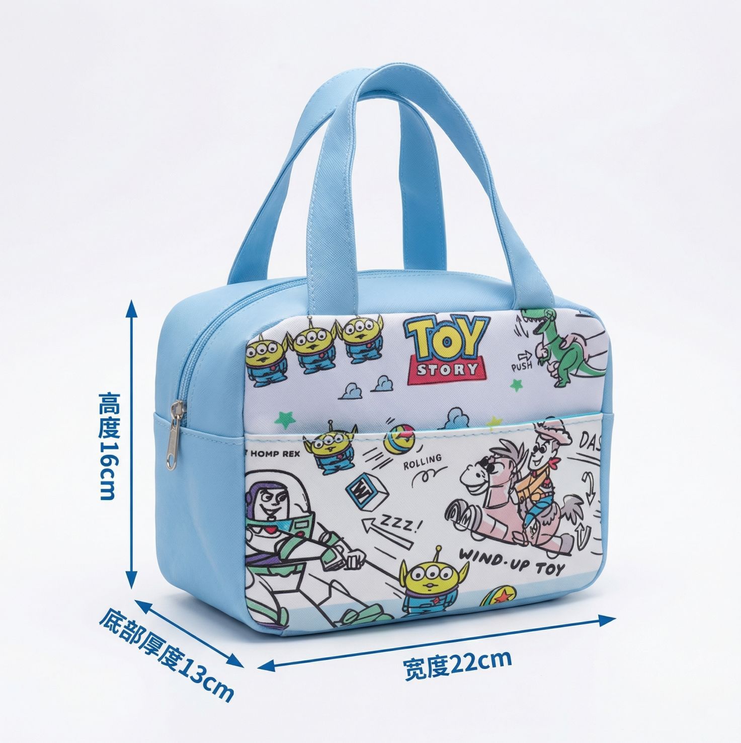 Bolsa de almuerzo de aislamiento de estudiantes bolsas de mano grandes películas de aluminio gruesas lindas bolsas de almuerzo de dibujos animados para niños bolsas de bento image 10