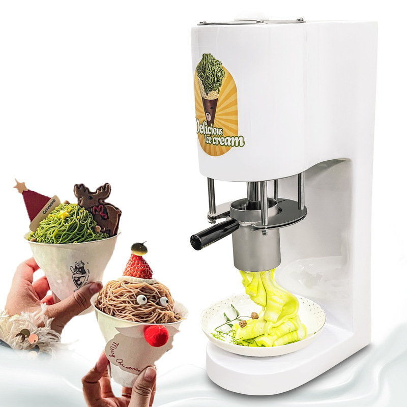 Cross-Border Popular Ice Cream Noodle Machine Ice Cream Noodle Machine Italian Ice Cream Noodle Machine 110V