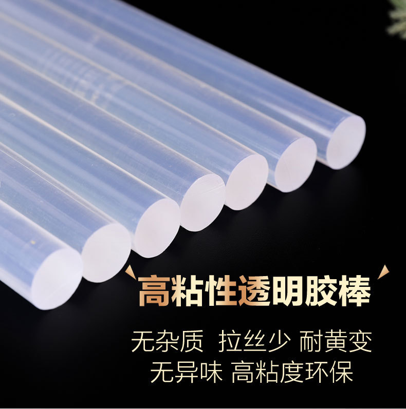 Hot Melt Glue Sticks, 7mm Strong Adhesive Strips for Glue Guns, Environmentally Friendly, Household Use, Transparent, High Viscosity Hot Melt Glue Sticks, 7mm Strong Adhesive Strips for Glue Guns, Environmentally Friendly, Household Use, Transparent, High Viscosity