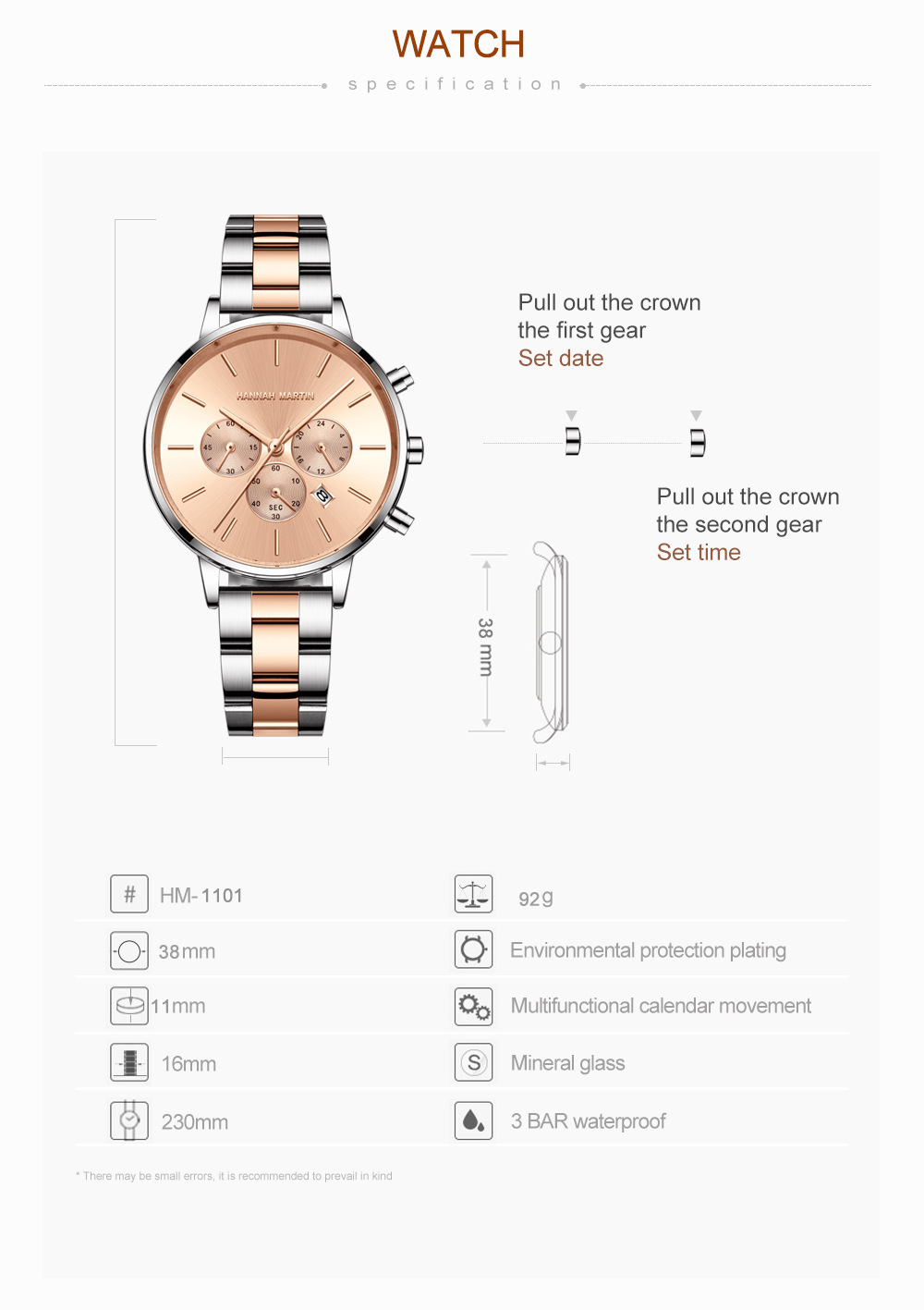 Orologio da polso impermeabile con chiusura a doppio scatto a farfalla, cinturino in acciaio inossidabile, orologio al quarzo da donna_voghion.com