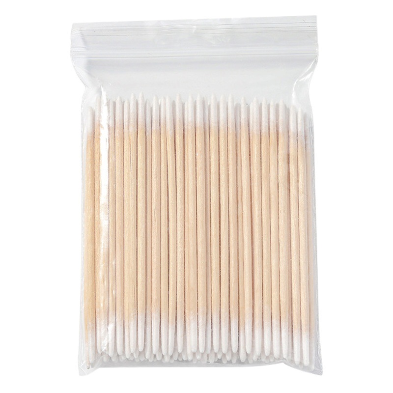 Nail art anti-spilling glue cotton swab nail surface cleaning tool small head nail shop special multi-functional fine pointed cotton head wholesale