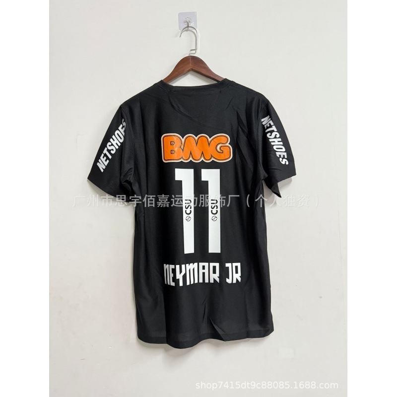 Other x Santos FC Retro 2012 Away Neymar Jr #11 Jersey Black