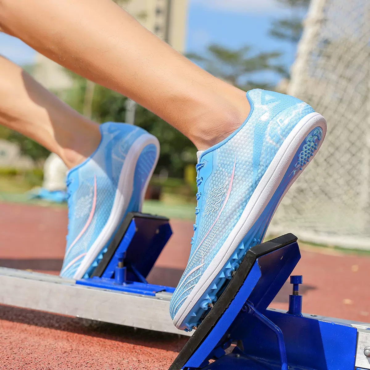 跨境批发田径钉鞋青少年男女款考试比赛专业鞋运动徒步登山竞走鞋