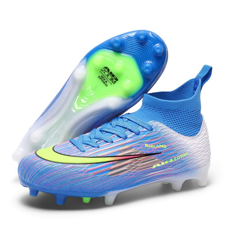 Zapatillas de Fútbol de Caña Alta TF de TPU Equilibrio para Césped Artificial y Fútbol