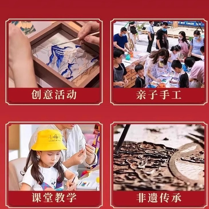 景泰蓝掐丝珐琅杯垫diy手工材料传统文化沙龙团建活动半成品批发|undefined