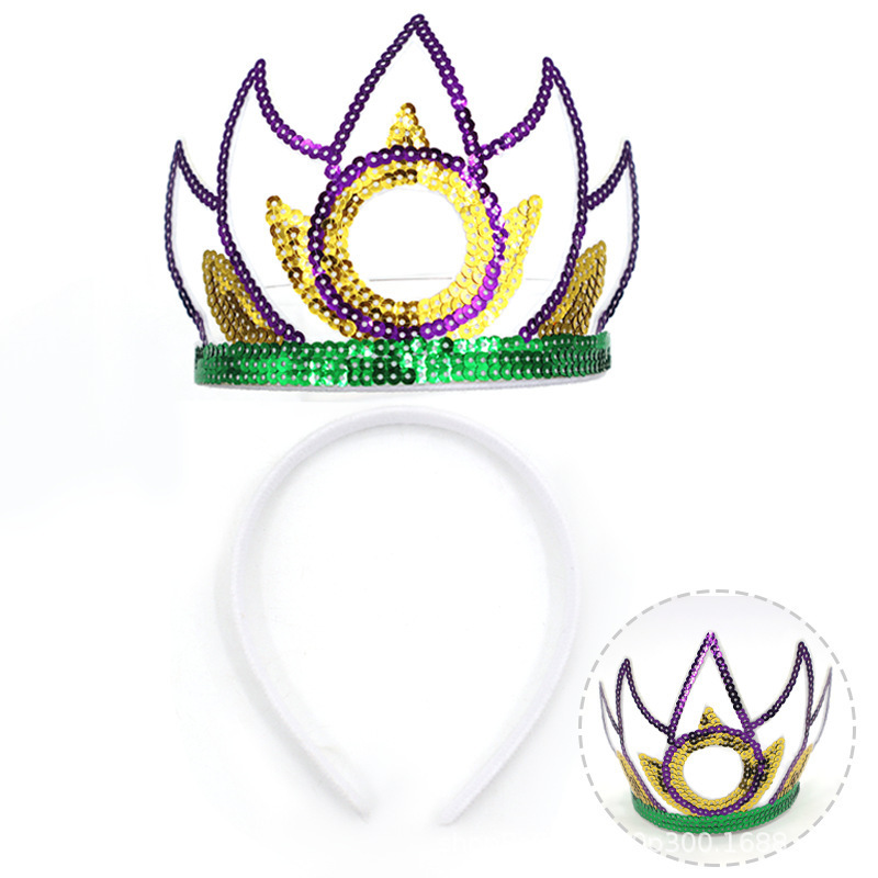 Amazon máscaras de baile de espectáculo carnaval temático bandas de cabello oro púrpura verde sequillas máscaras de mitad de cara accesorios