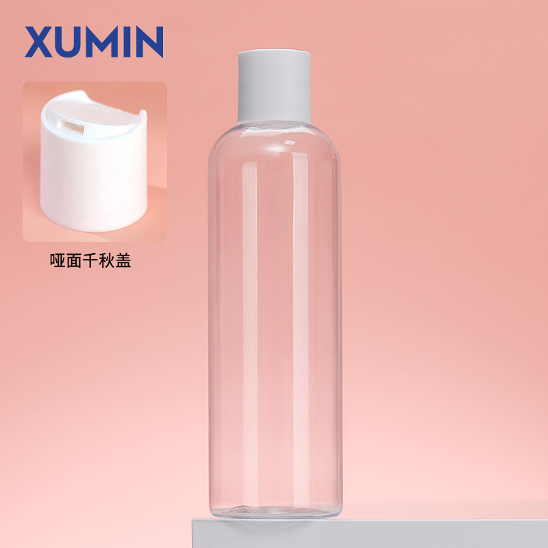 250ml; hombro redondo botella transparente Qianqiu tapa; PET PP