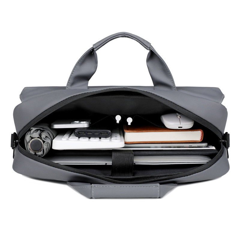Nuevo tipo de bolso de computadora para hombres de gran capacidad portátil de negocios oficina película prepucio impermeable portátil maletín de almacenamiento