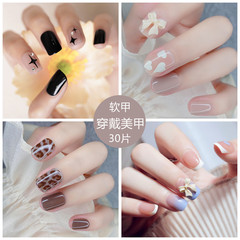 RISYAL穿戴甲美甲甲片成品軟甲ins風可拆卸假指甲帖片美甲片批發