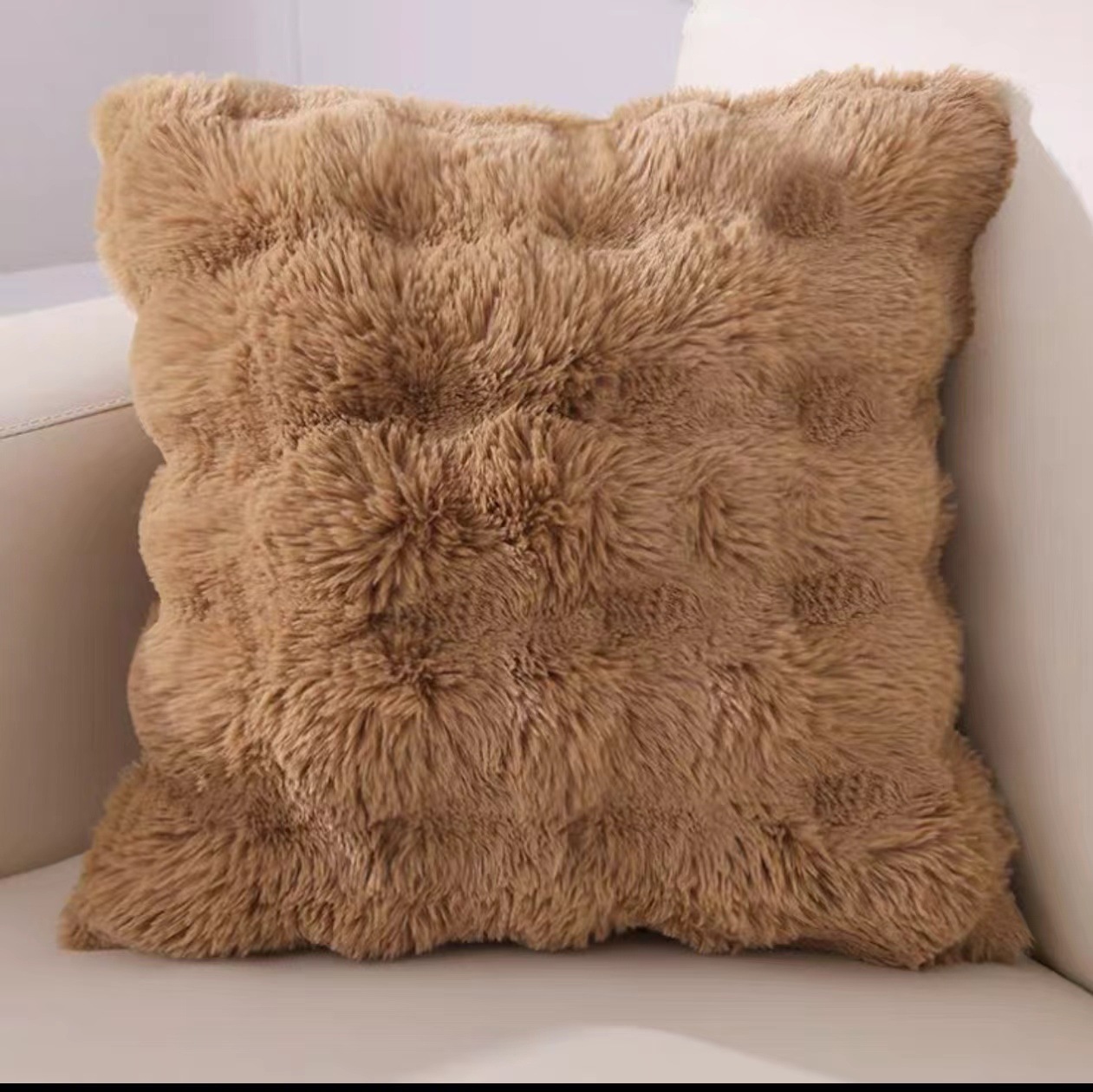 Winter plush pillow, sofa, pillowcase, high-quality style