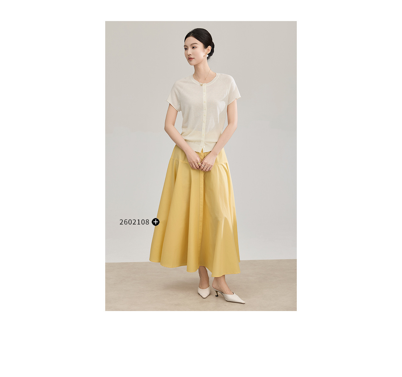 Áo cardigan len nhỏ tay ngắn dáng rộng phong cách lười biếng — màu xanh navy chi tiết 12
