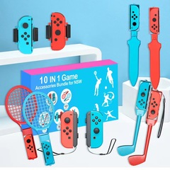 ニンテンドーswitchスポーツ体感アクセサリーセットswitchライトソードラケットレギンス手首グリップ10in1