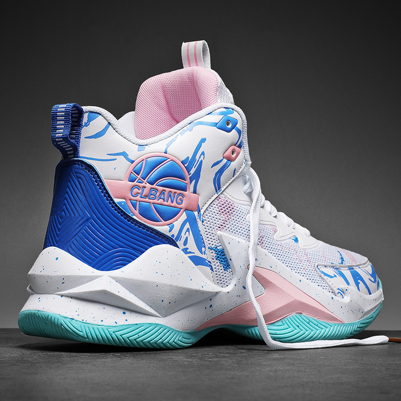 Sports shoes Summer shoes Netted basketball Kids shoes Big kids boys concrete floor combat boots sneakers_voghion.com