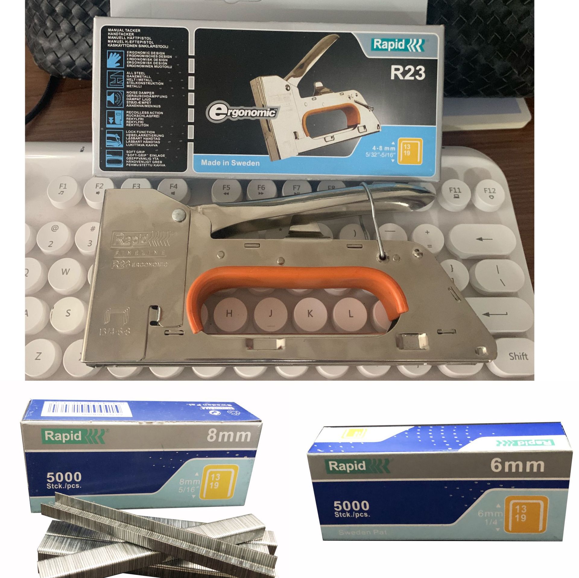 厂家批发R23大手柄码钉枪轻便型手动打钉枪广告招牌相框门型钉枪