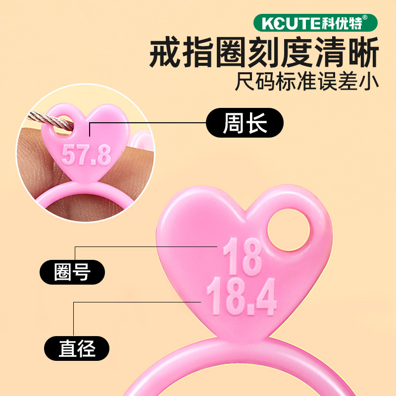 Ring Size Measurement Tool Finger Ring Sizer Standard Finger Circumference Tester Size Ring Measurement Band