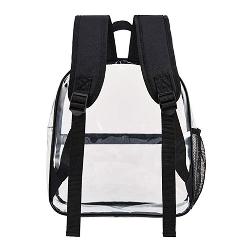 Cross-border PVC transparent backpack outdoor portable backpack large capacity simple student schoolbag factory direct sale
