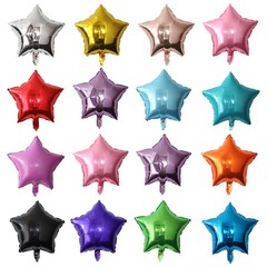 18インチ五芒星光クリケット誕生日結婚祝い装飾アルミ膜風船卸売り活動配置浮空風船卸売り