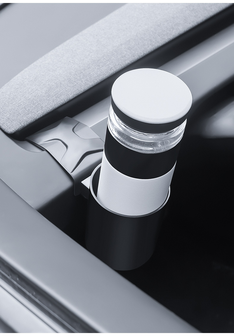 Suitable for the New Version of Model 3 Tesla Dashboard Cup Holder, Driver and Passenger Cup Holder Limiter, Car Cup Holder