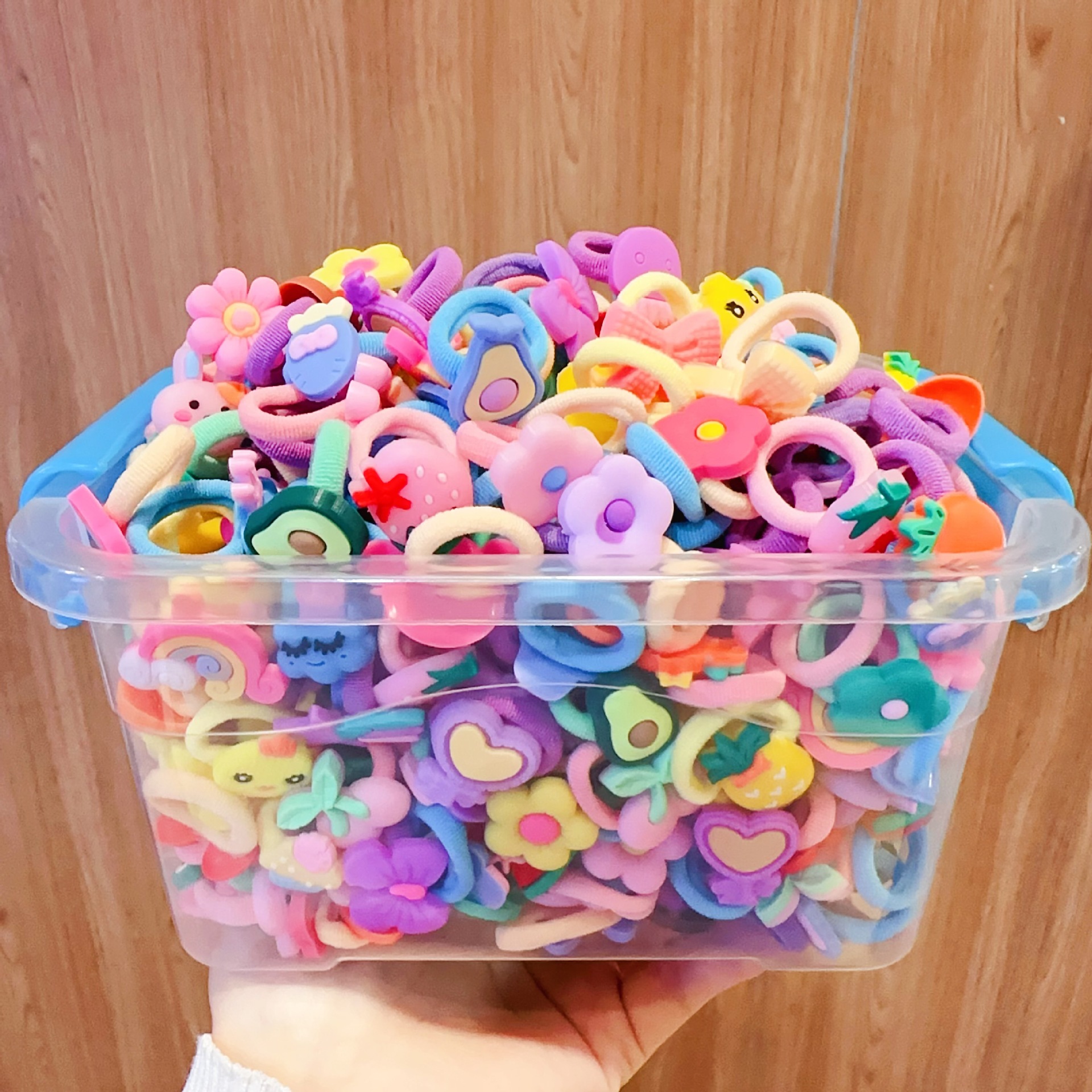 Banda de goma femenina corbata cabeza niños dibujos animados pelo banda 2023 nuevo lindo bebé no duele el pelo cuerda tocado