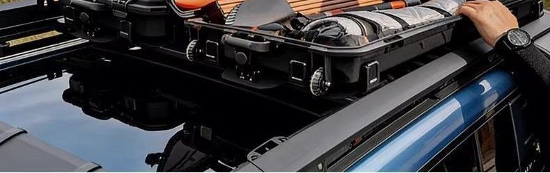 Vehicle storage box, tactical expansion box, travel box, roof box, car roof luggage box, waterproof box, equipment