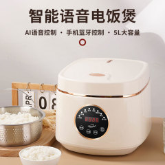 金纳斯电饭煲家用5L升多功能大容量微压电饭锅到人智能内胆烹饪机
