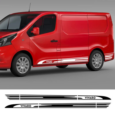 适用于欧宝Opel VIVARO L1 L2 L3侧裙车贴改装车身贴纸A169