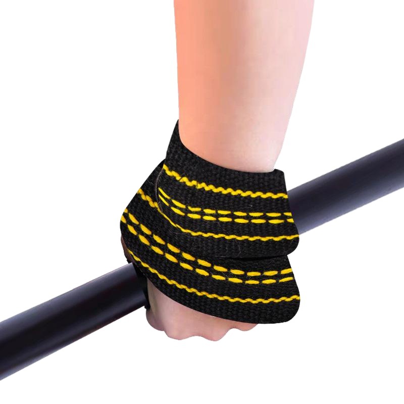 Fitness wristband 8-character booster strap hard pull wrist power device adult sports pull-up auxiliary strap durable