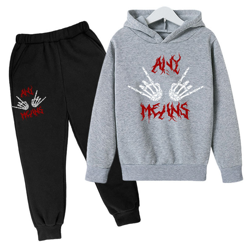 2023 Y2K American Printed Hoodie Cool Set Large, Medium, and Large Children's Sweater_voghion.com