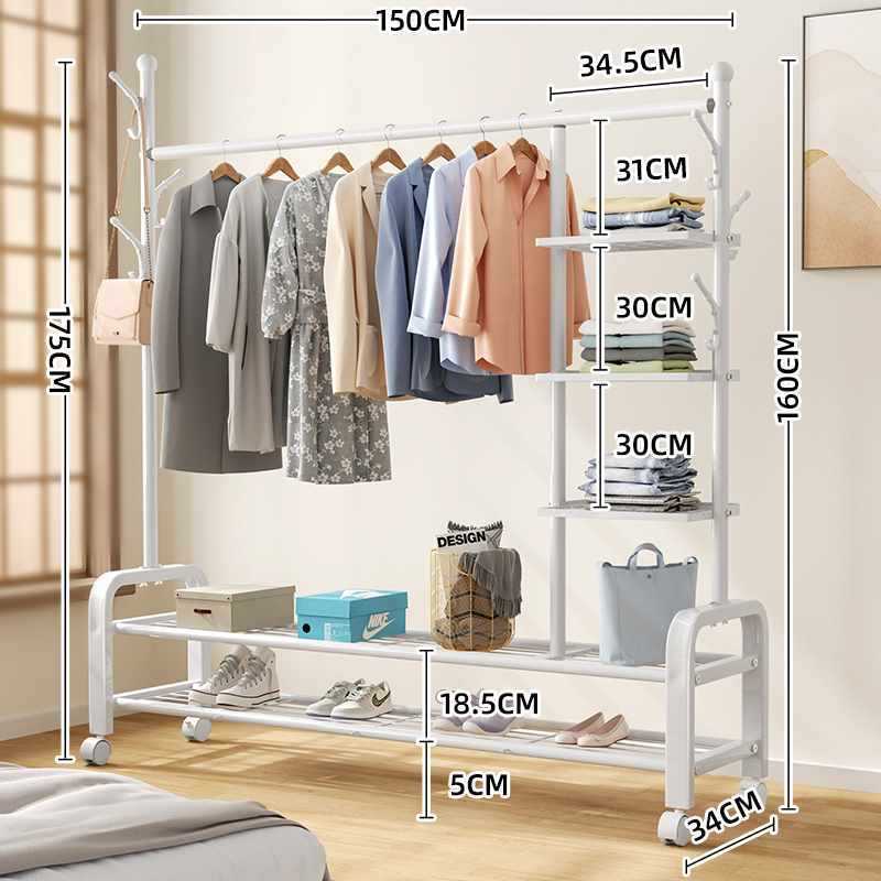 확장형 다층수납모델-150cm-화이트⚑
