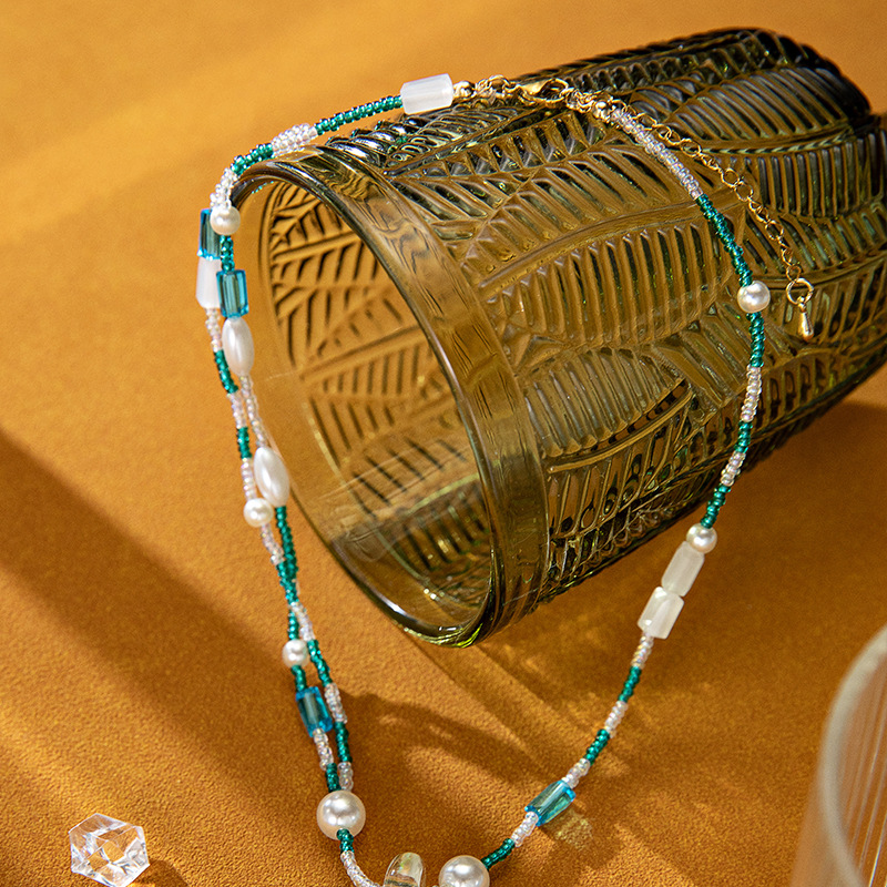 Fashion Heart Shape glass Pearl Womenu0027S Pendant Necklace 1 Piece